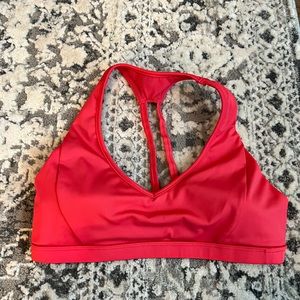 Hot pink buffbunny sports bra
